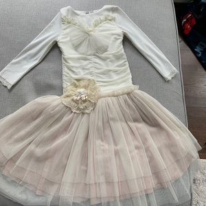 Dollcake size 4 adorable cream with pink underlay